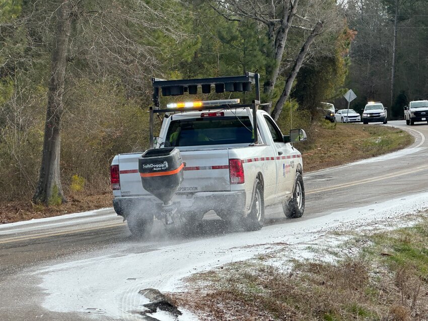 Clark noted MDOT crews were spreading salt on the roadway near where the gas truck was stuck.